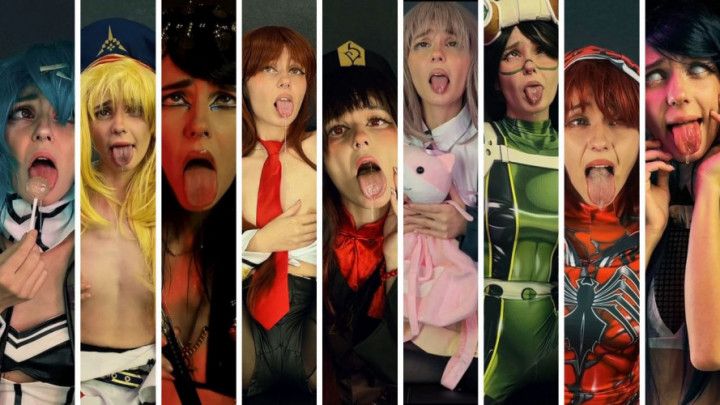 AHEGAO compilation | 2024 | Part 1