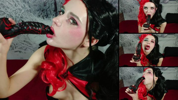 Harley Blowjob Quinn cosplay