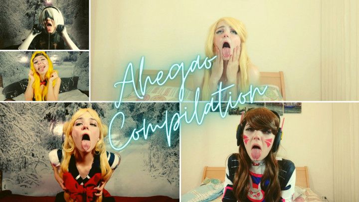Ahegao Face cosplay compilation