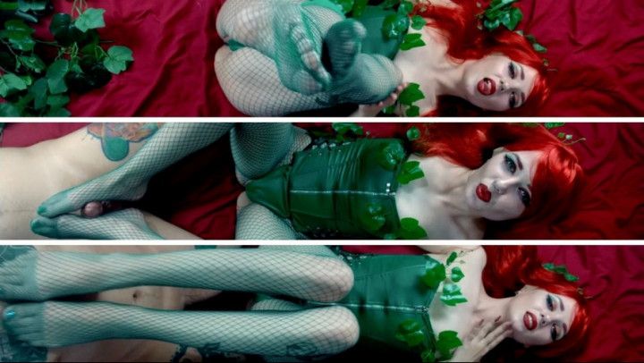 Poison Ivy - Feetjob and foot fetish