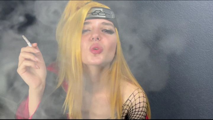 Deidara Naruto Cosplay - Smoke and Flame