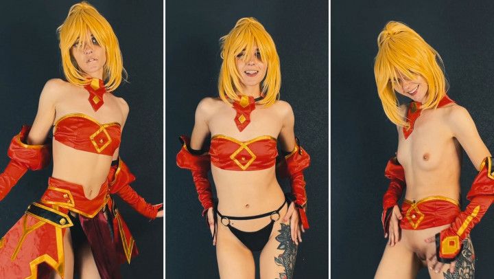 Mordred Cosplay - Striptease