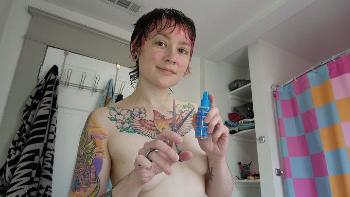 Cutting My Wet Hair