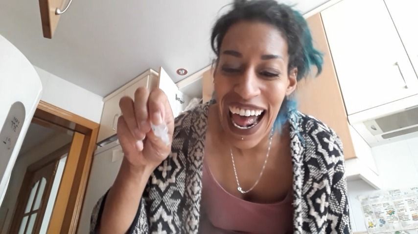 New step-mom swallows her bitch of a friend