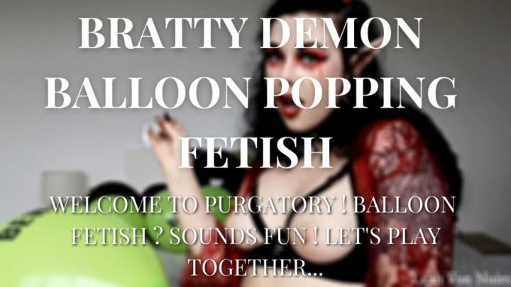 Balloon Popping Fetish