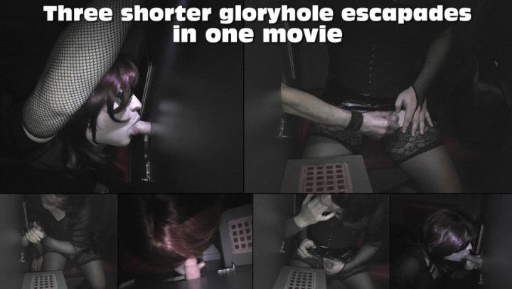 3 shorter gloryhole escapades in 1 movie