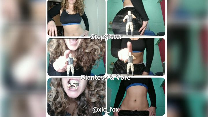 step-sister shrunk you and eats you