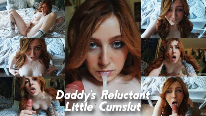 Step-Daddys Reluctant Little Cumslut