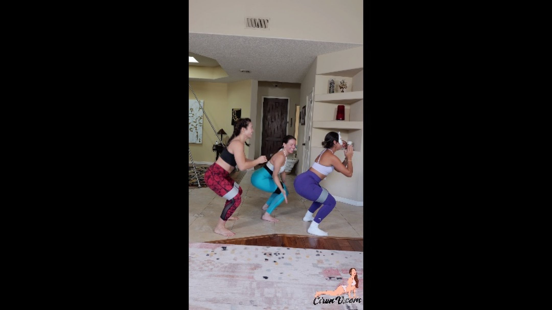 Trio is at it again for Day 29 Squat Challenge
