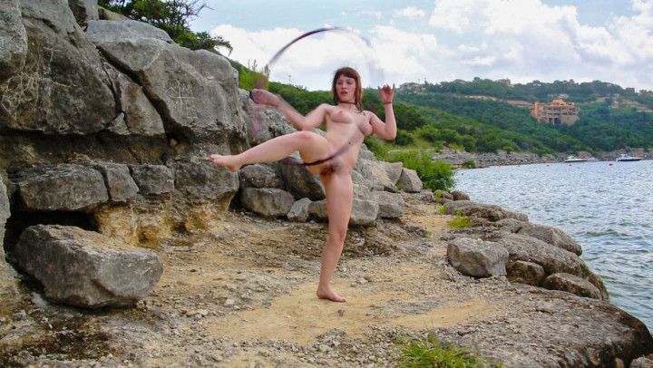Victoria Loves Hula Hooping Naked