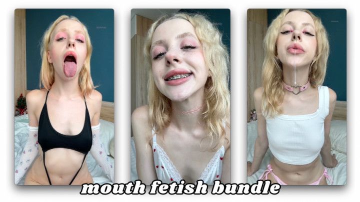 5x VIDS MOUTH FETISH BUNDLE