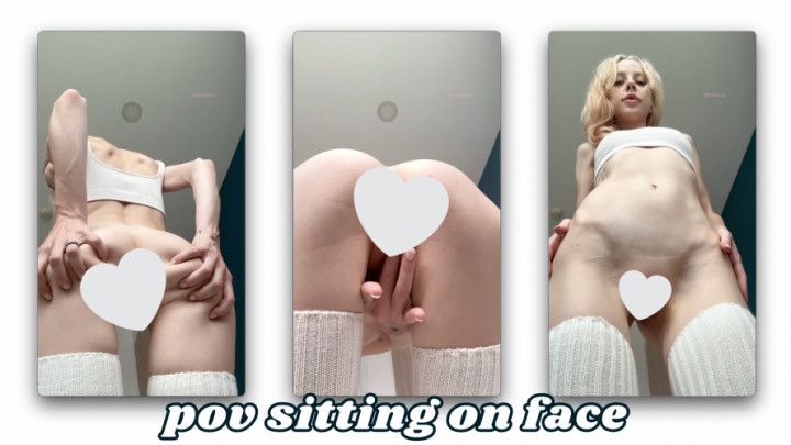 SITTING ON YOUR FACE! PUSSY &amp; ASS CLOSE UP