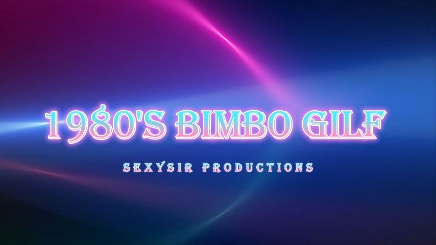 1980's Bimbo Gilf