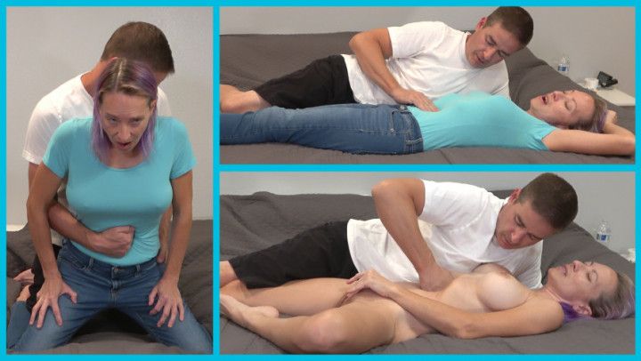 Stomach Pressing, Rubbing, And Punching