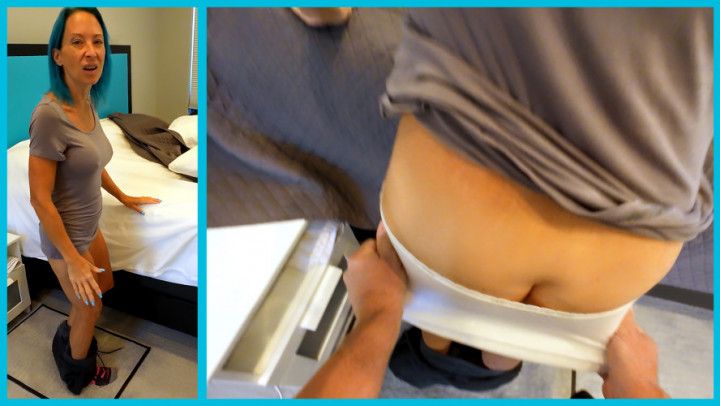 Pantsing step-mom And Fucking Her MILF Pussy POV