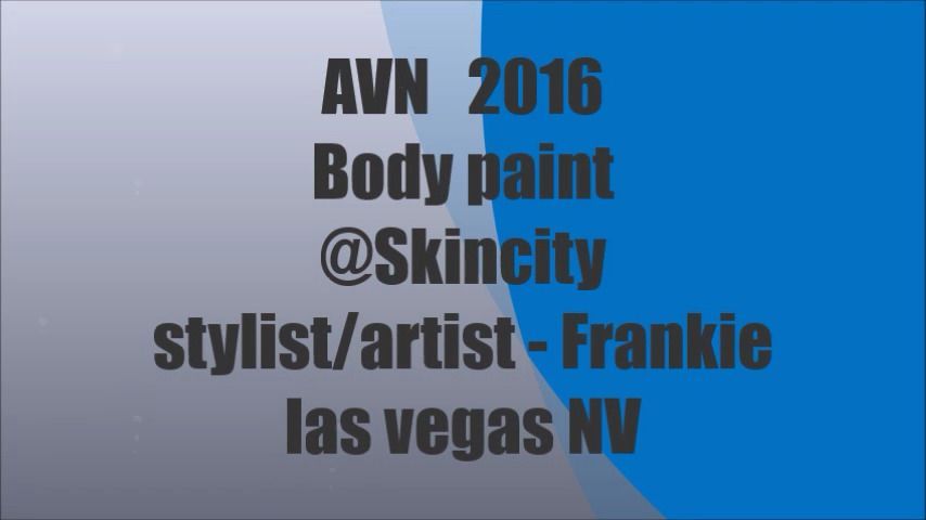 2016 body paint AVN show