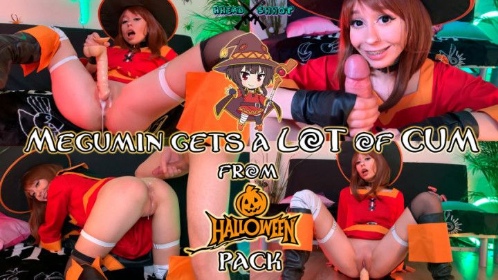 Megumin gets a LOT of CUM for her Bang