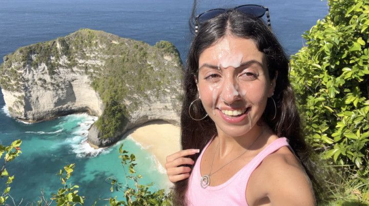 Public Cumwalk in Amazing Place Perfect View Huge Cum