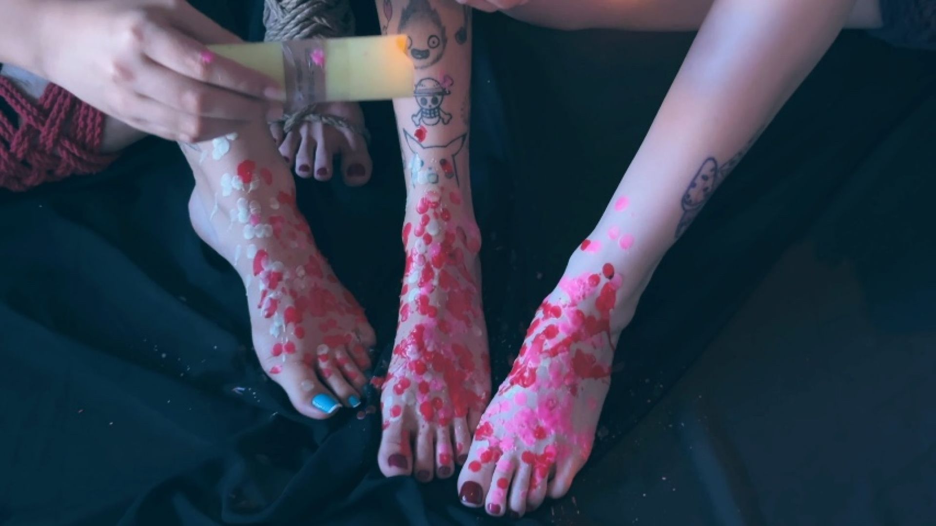 I Love How Hot Wax Feels On My Feet