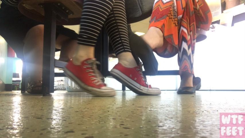 Shoe Play at the Laundromat