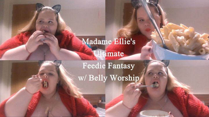 SSBBW FEEDEE SESSION w/ BELLY WORSHIP