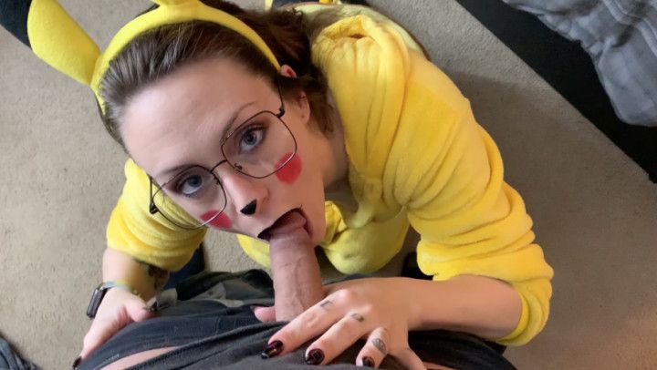 COSPLAY Peek-at-Chu, I Blew You | Blowjob