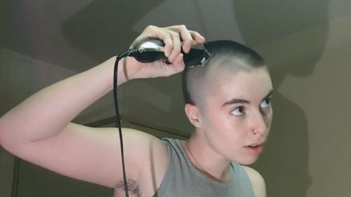 No Guard Head Shave