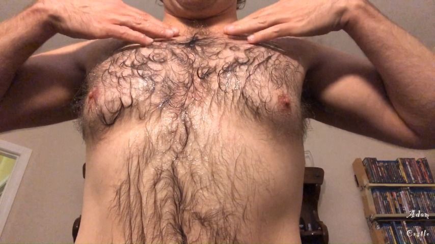 My Cum On My Hairy Chest Worship Gay JOI