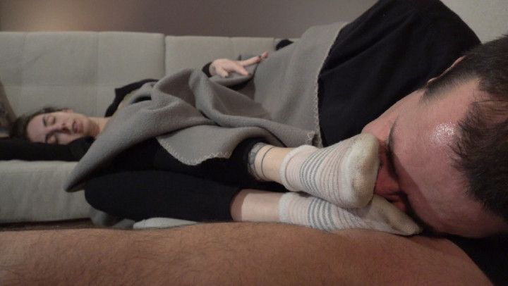 Bella's Feet Under the Blanket