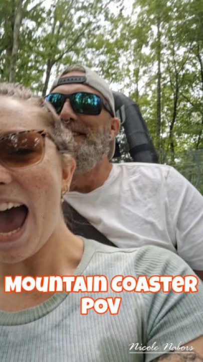 Mountain coaster POV