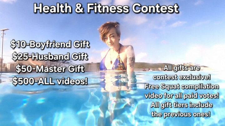 Hike and Swim with Me to the Health and Fitness Contest