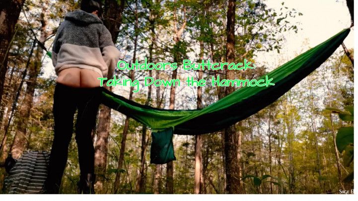 Outdoors Buttcrack: Taking Down the Hammock