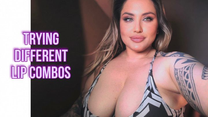 Lipsticks Try On - SFW