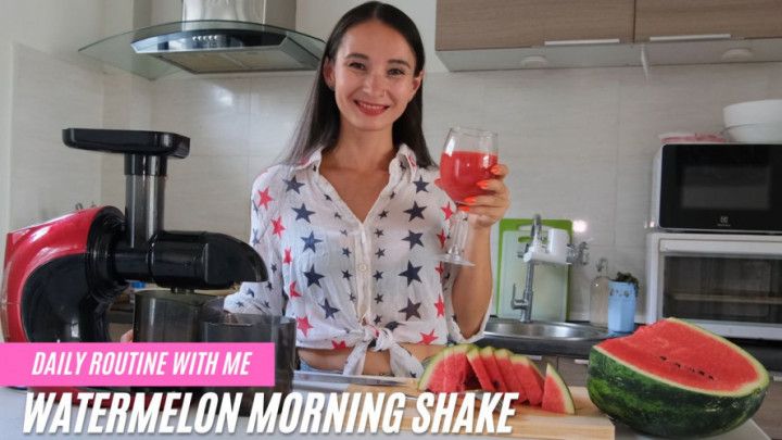 Daily routine - let's make fresh juice together