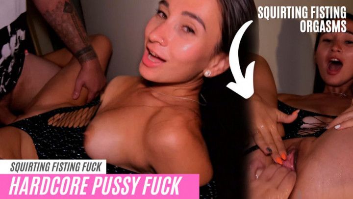 Fisting, throat fuck, squirting, facial - hard fuck