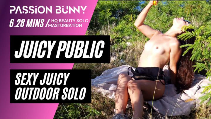 Most juicy outdoor self fuck with sporty