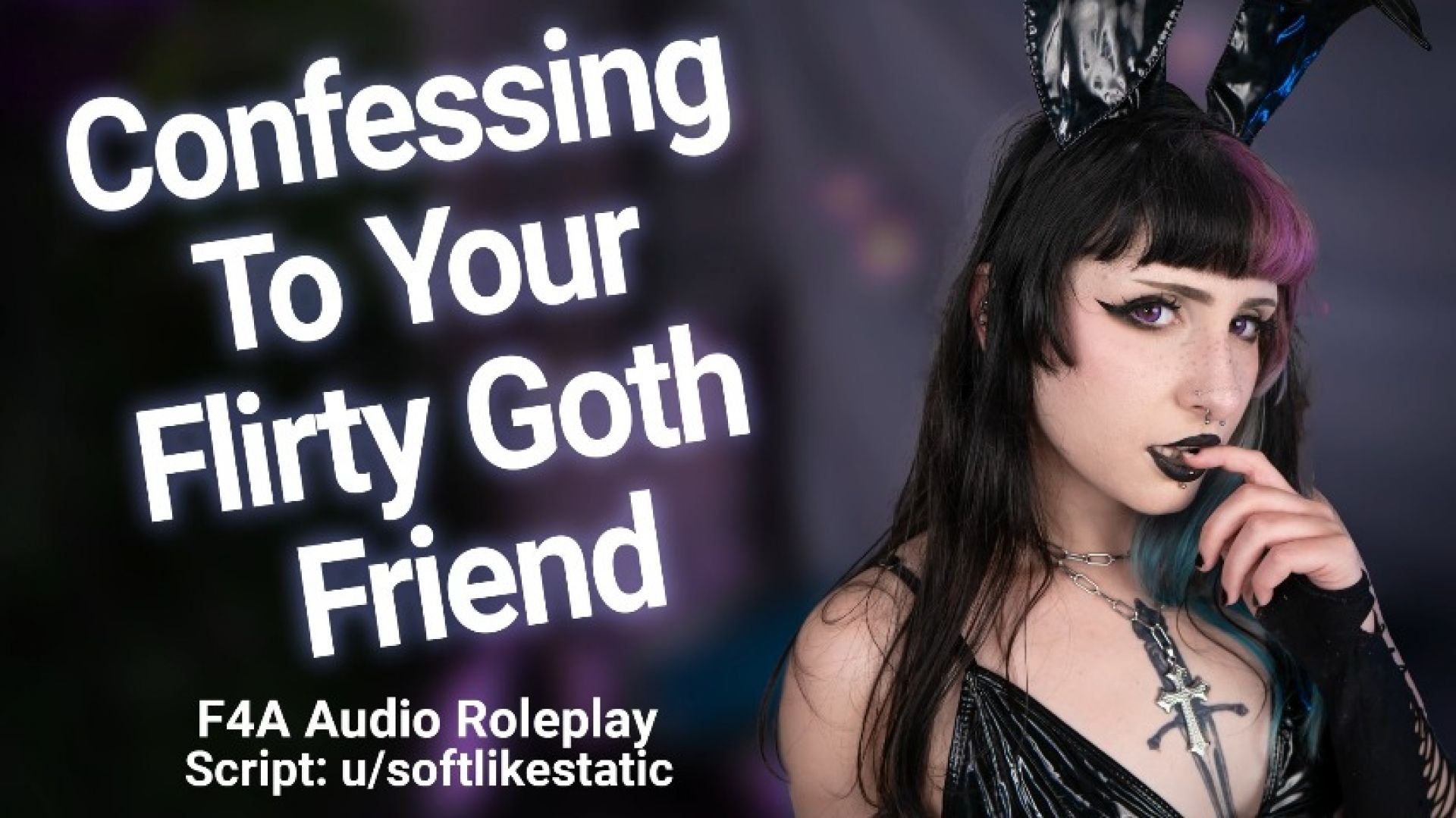 Confessing To Your Flirty Goth Friend [F4A] Roleplay