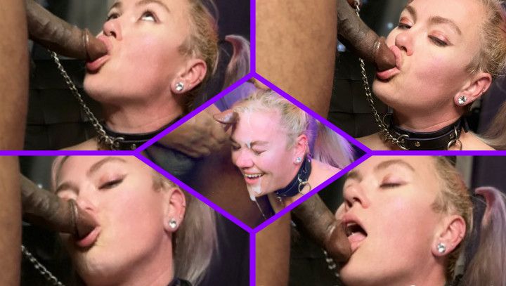 Submissive MILF gets a monster facial