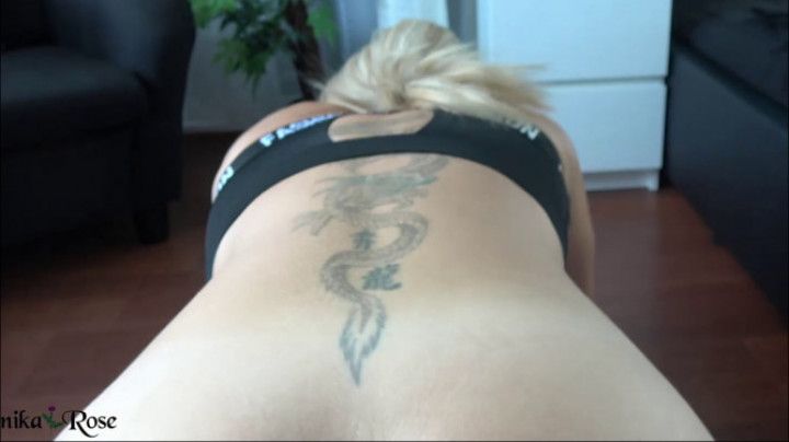 Fucked from behind during yoga I was just doing sports when