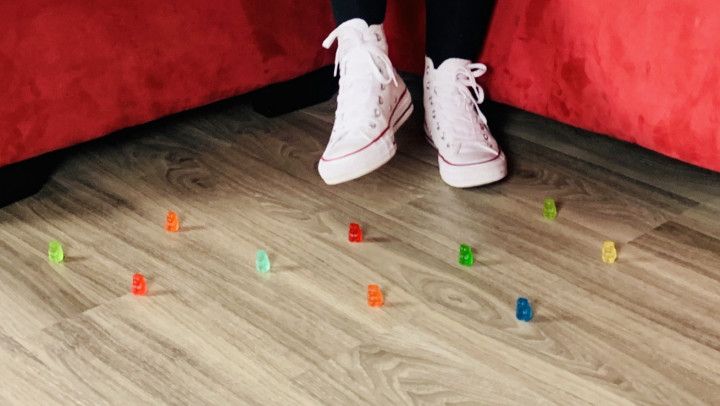 Sneaker Fun With Gummy Bears