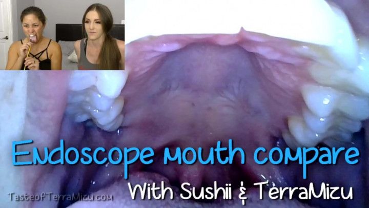 Endoscope Mouth Compare - Sushii &amp; Terra