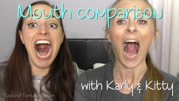Mouth Comparison - Karly Salinas &amp; Kitty