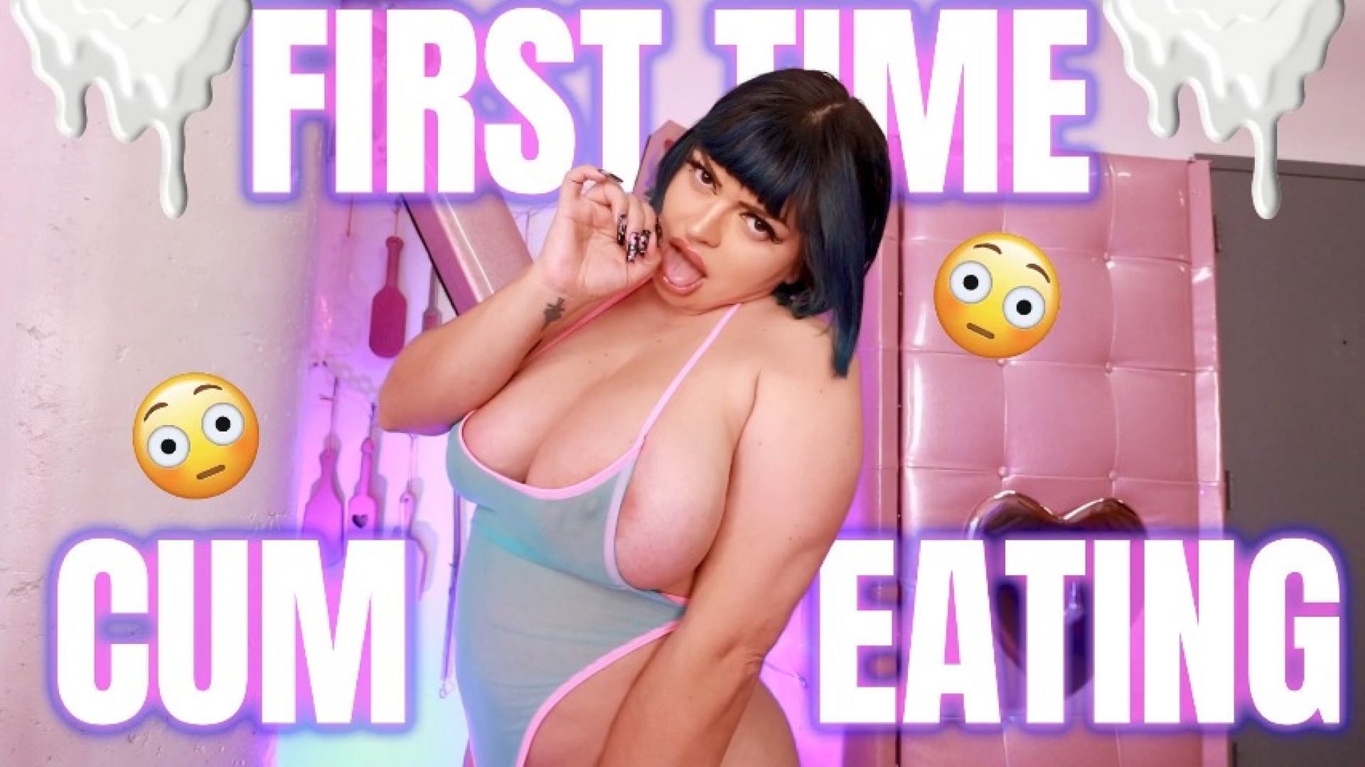 First Time Cum Eating