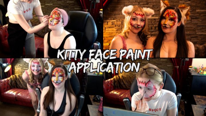 Kitty Face Paint Application BTS + Chat with Em Yang
