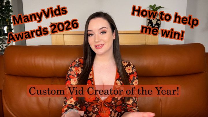 ManyVids Awards 2026 - Thanks for 2025 + Voting Deal Info