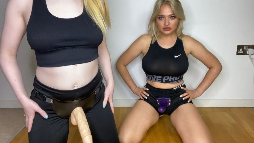 Pegged by Alpha Gym Bunnies w. Lana Wolf