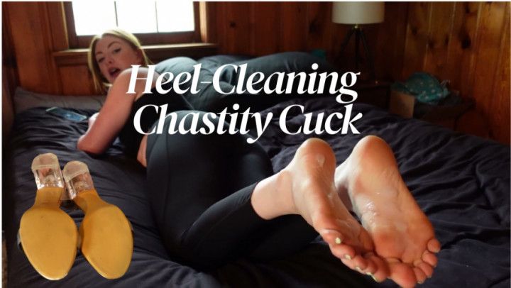 Chastity Heel Cum Cuck