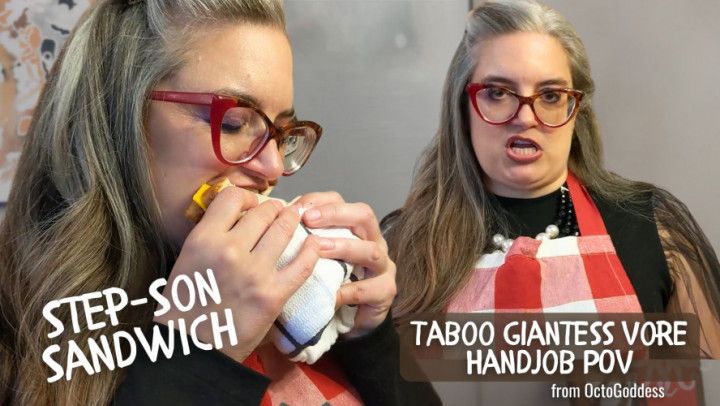 StepSon Sandwich Taboo Giantess Vore Handjob POV OctoGoddess
