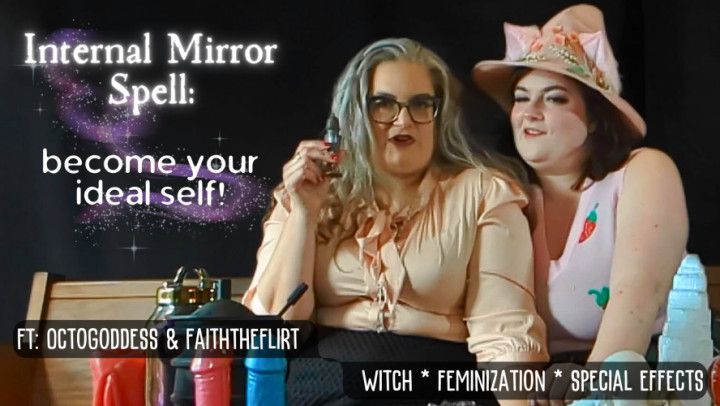 Internal Mirror: Sexy BBW Witches Cast a Feminization Spell