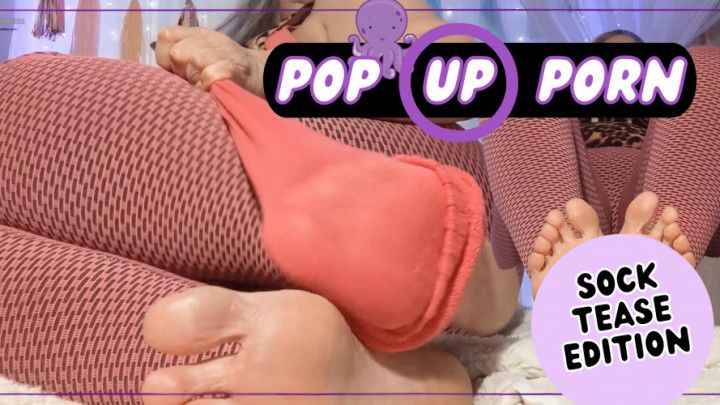 BBW MILF Feet Sock Leggings Tease